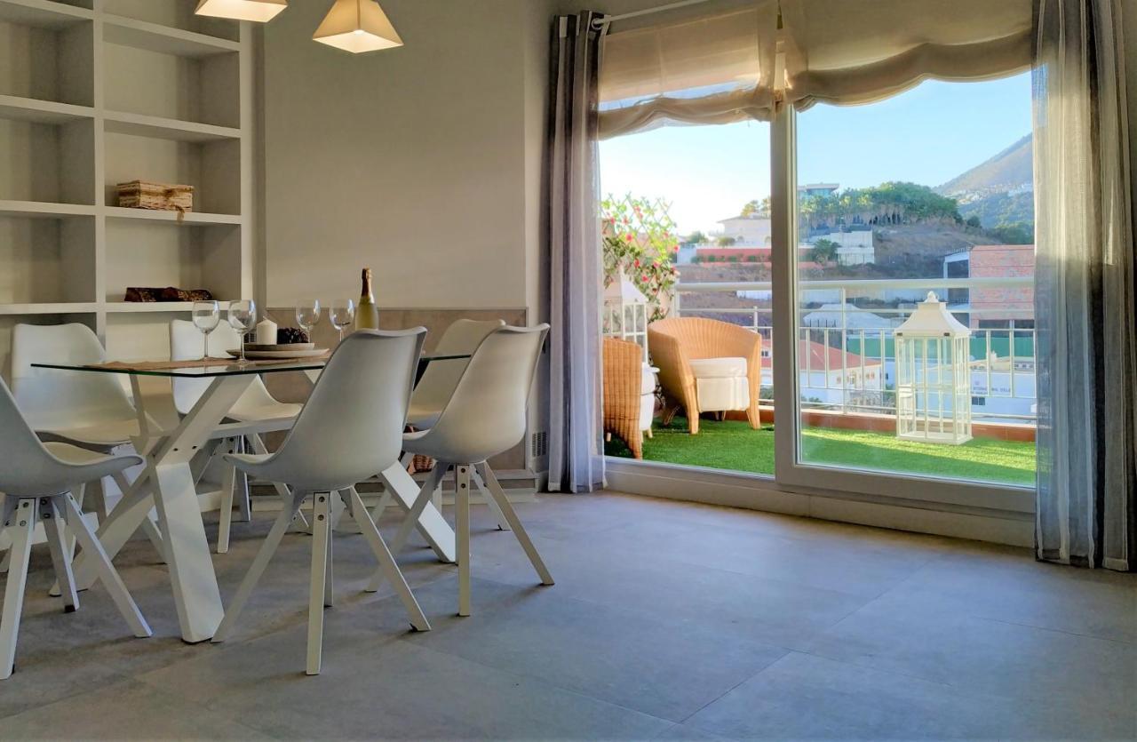 Pena Beach 3 Bedroom Duplex, Bbq, Pool, Sea Views, Benalmádena Esterno foto